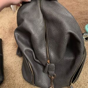 Pleather backpack